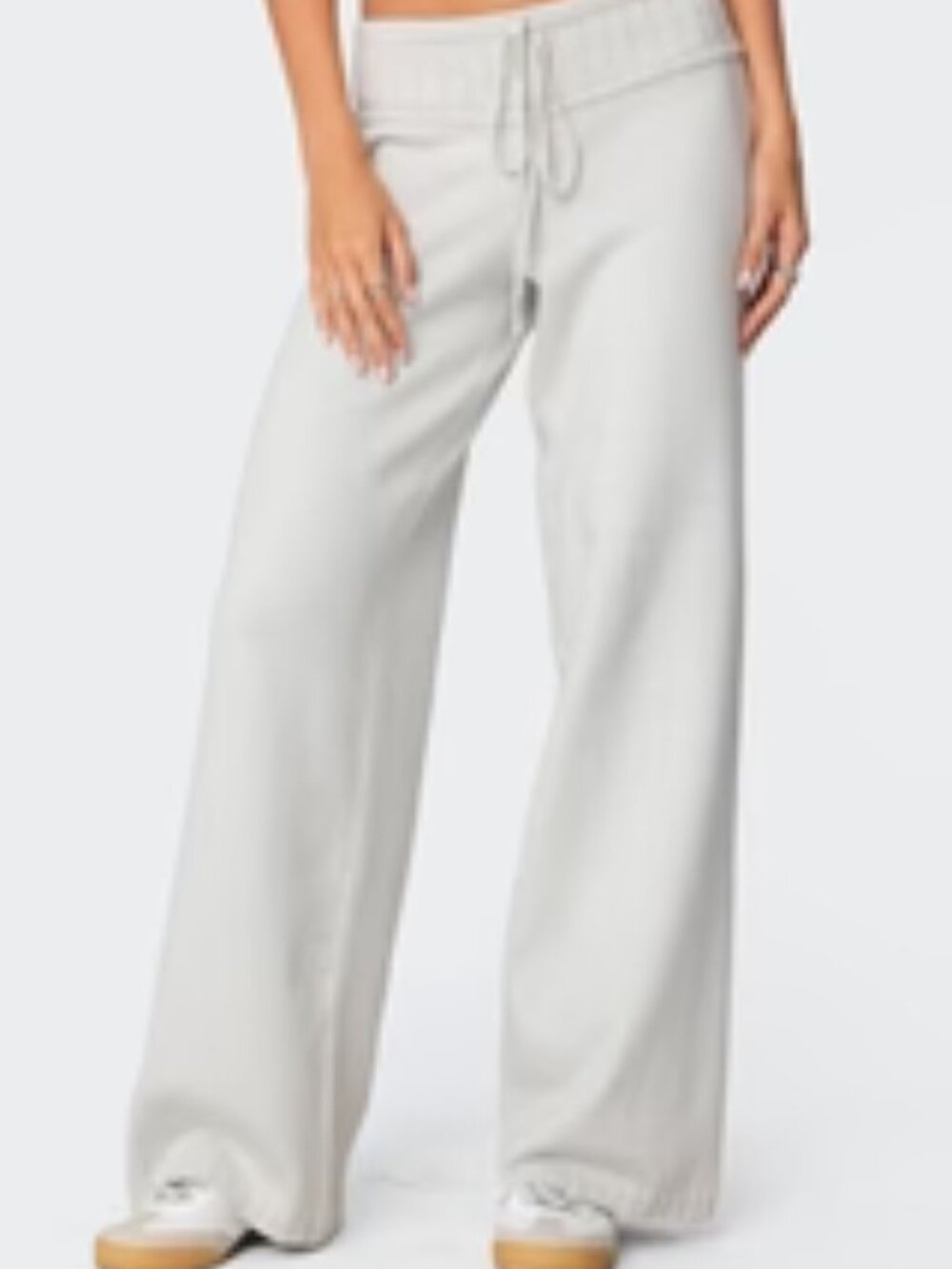 NWT Edikted Russell Straight Leg Knit Pants